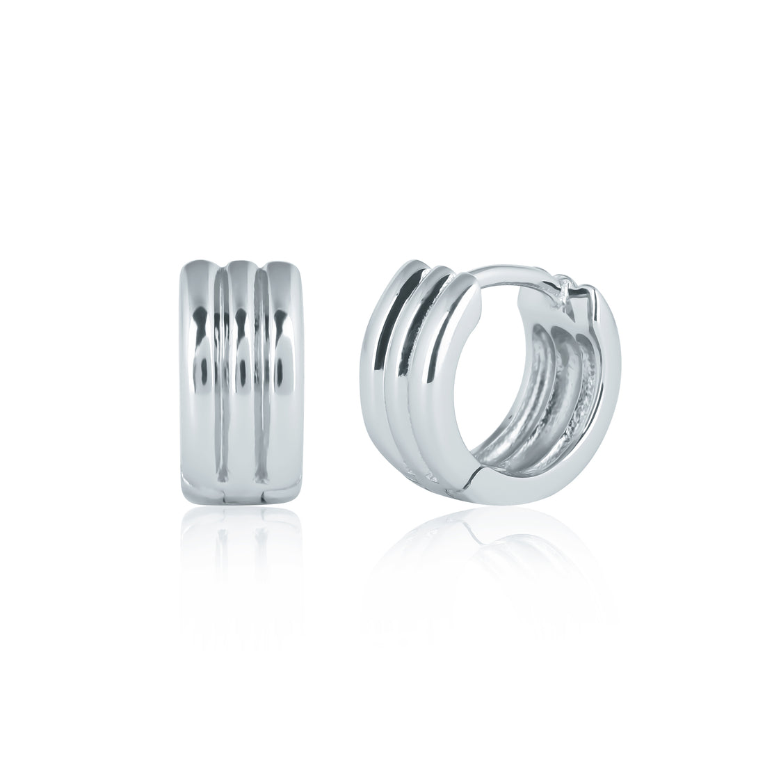 Plain Round Earrings