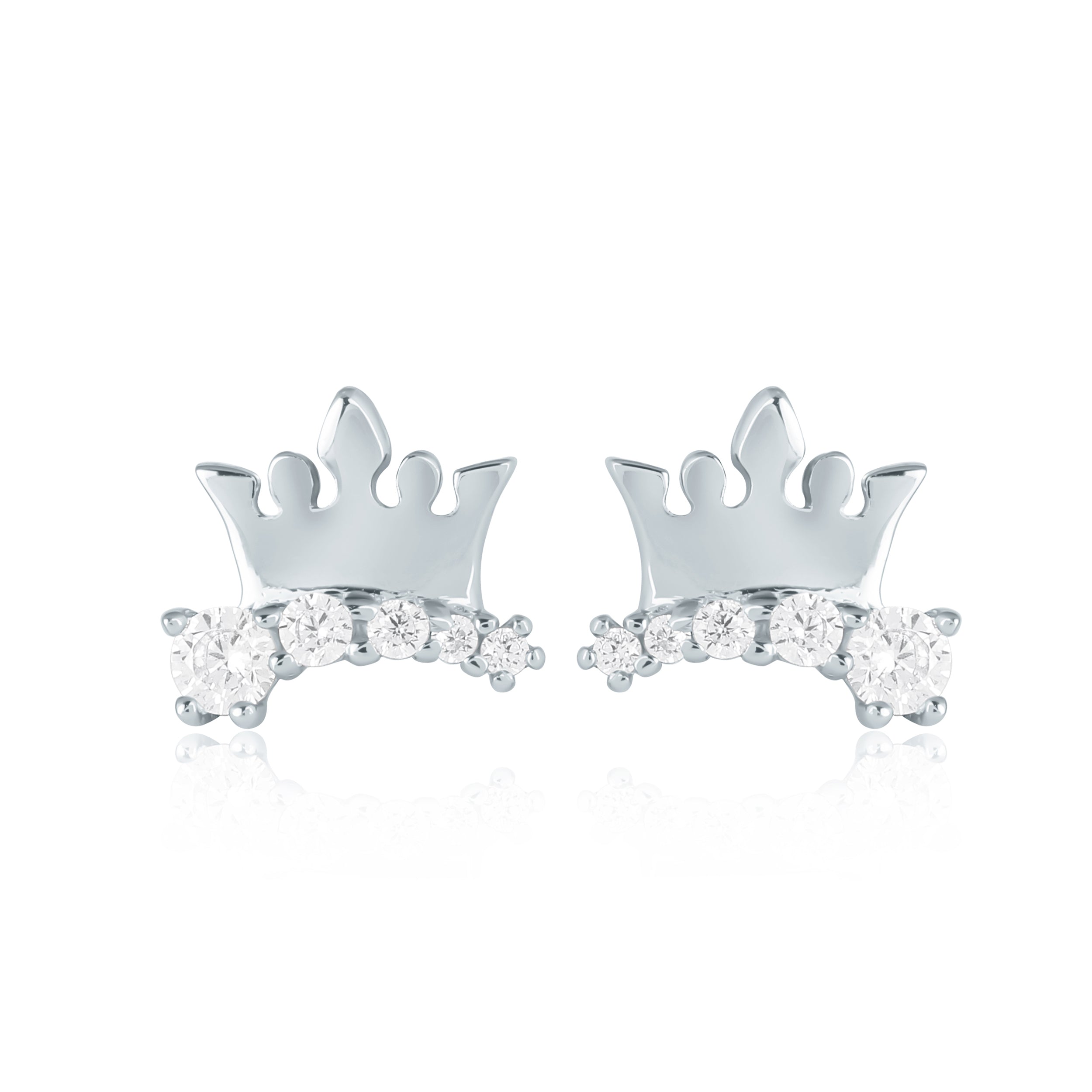 Crown Style Earrings