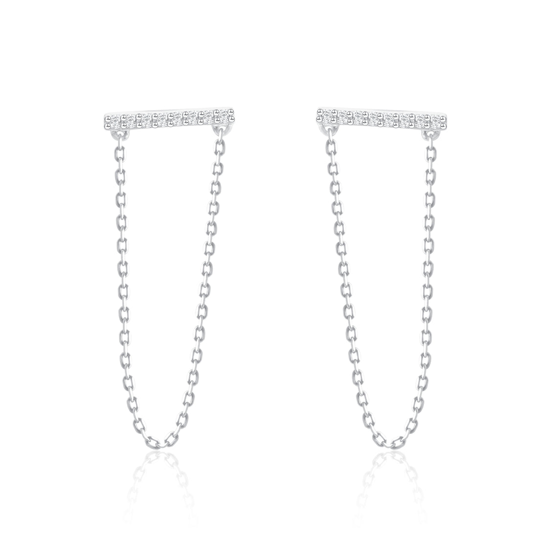 Sleek Style Dangling Bar Earrings