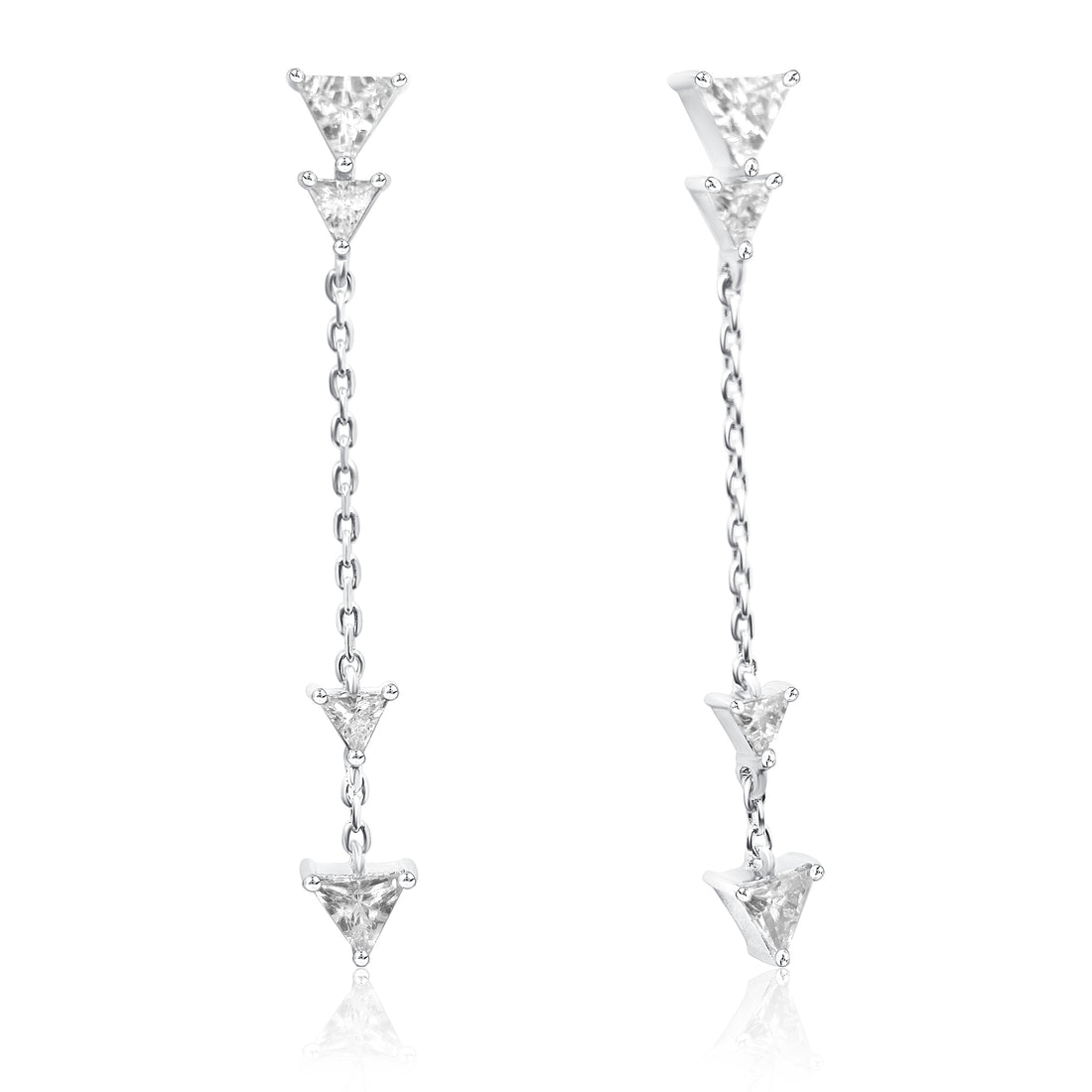 Arrow Inspired Sleek Long Earrings