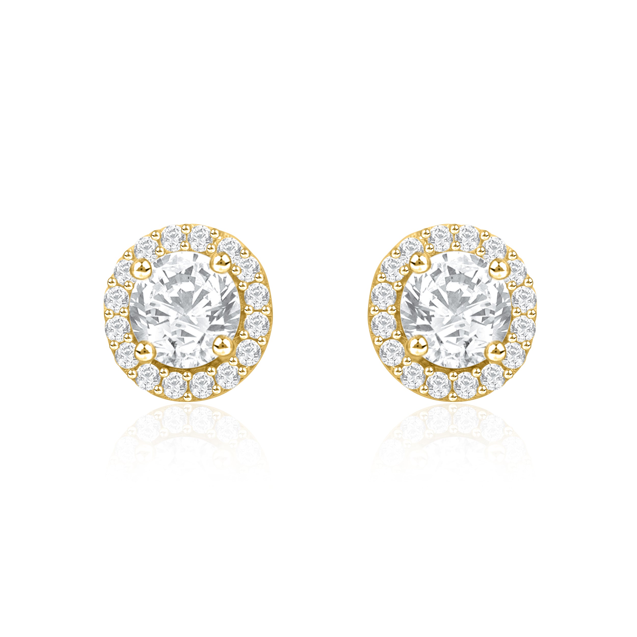 Solitaire Style Earrings