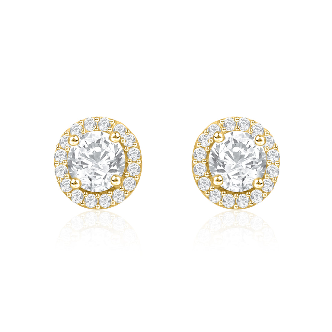 Solitaire Style Earrings