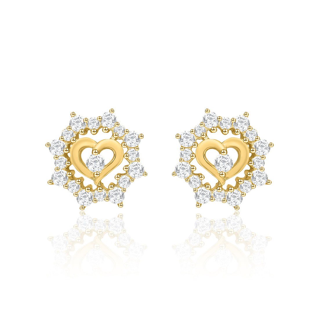 Fusion of Heart Earrings