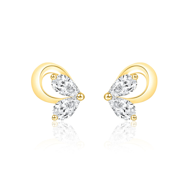 Butterfly Style Fancy Shape Earrings