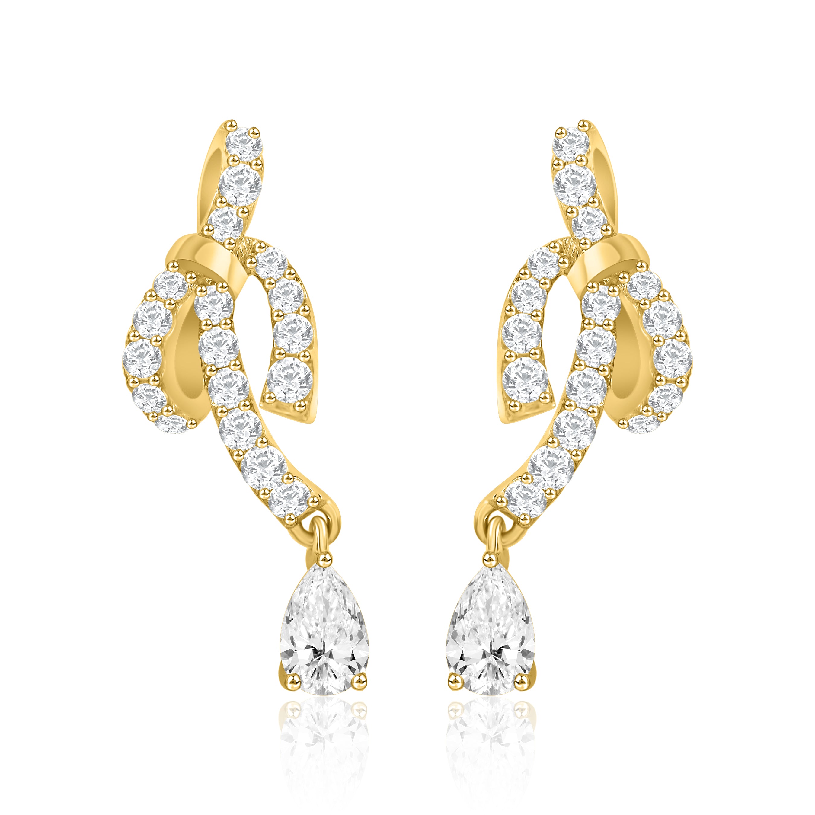 Fire Flame Style Earrings