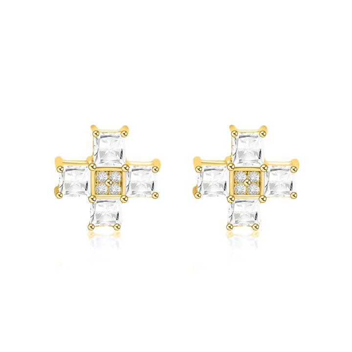 Dainty Cross Earrings