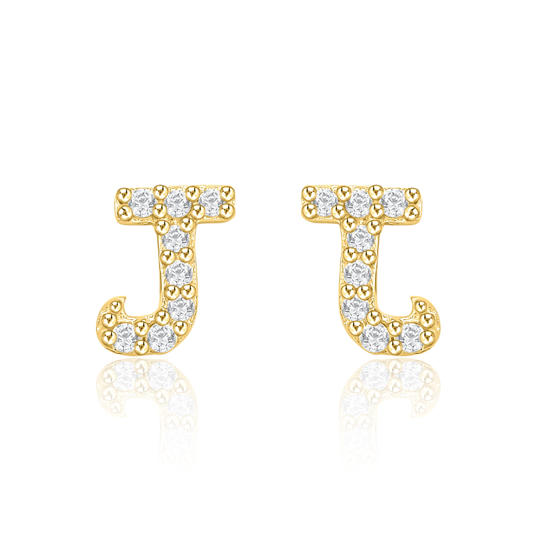 Letter J Earring