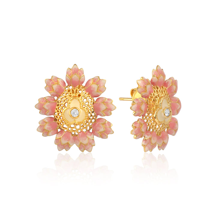 Lotus Flower Earrings