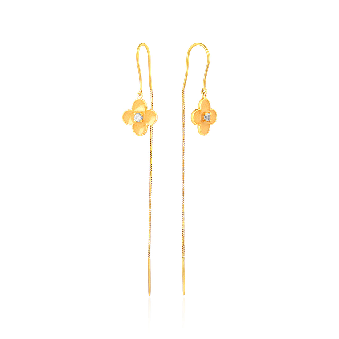 Floral Long Earrings