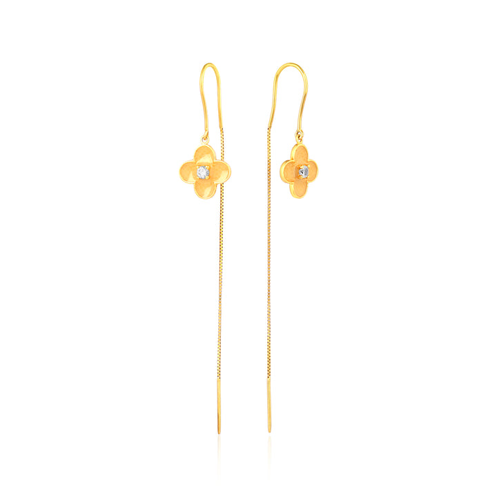 Floral Long Earrings