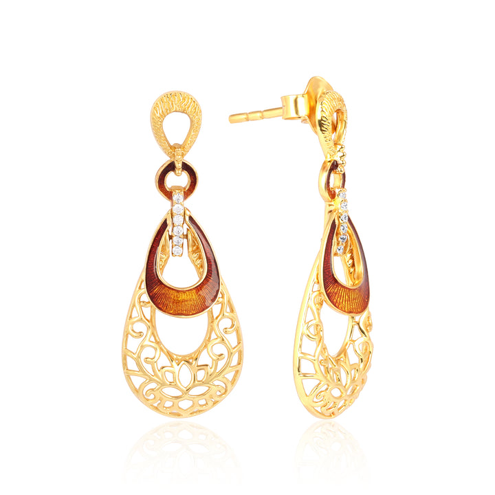 Elegant Dangler Chandbali Earrings