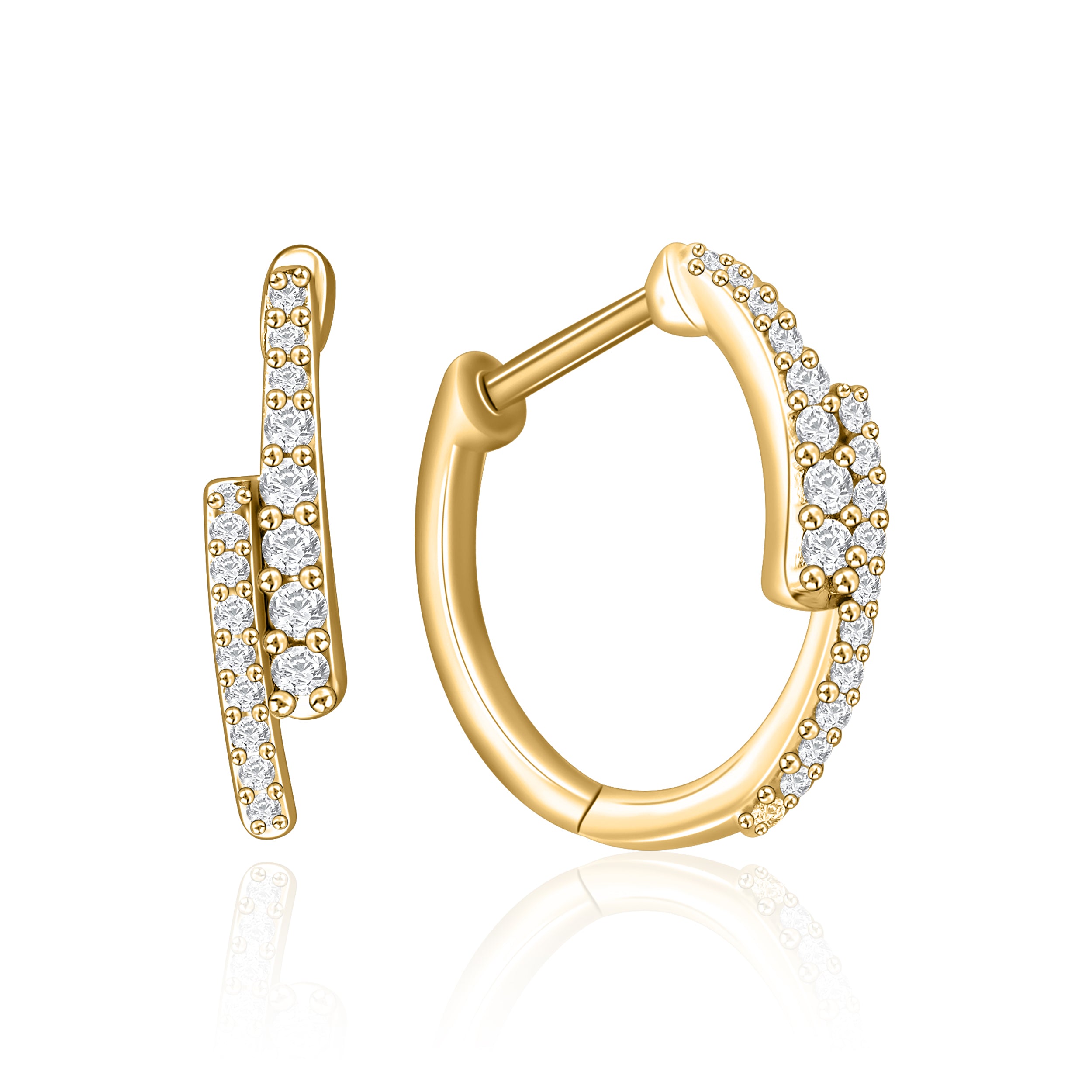 Twist Small Hoop Earrings