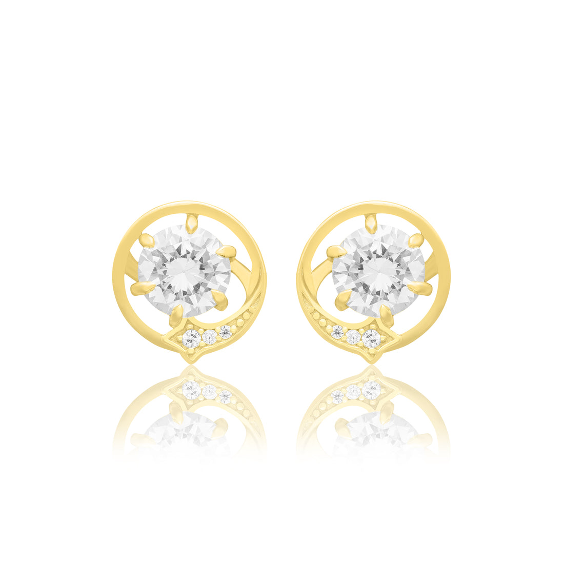 Luminous Classic Solitaire Earrings