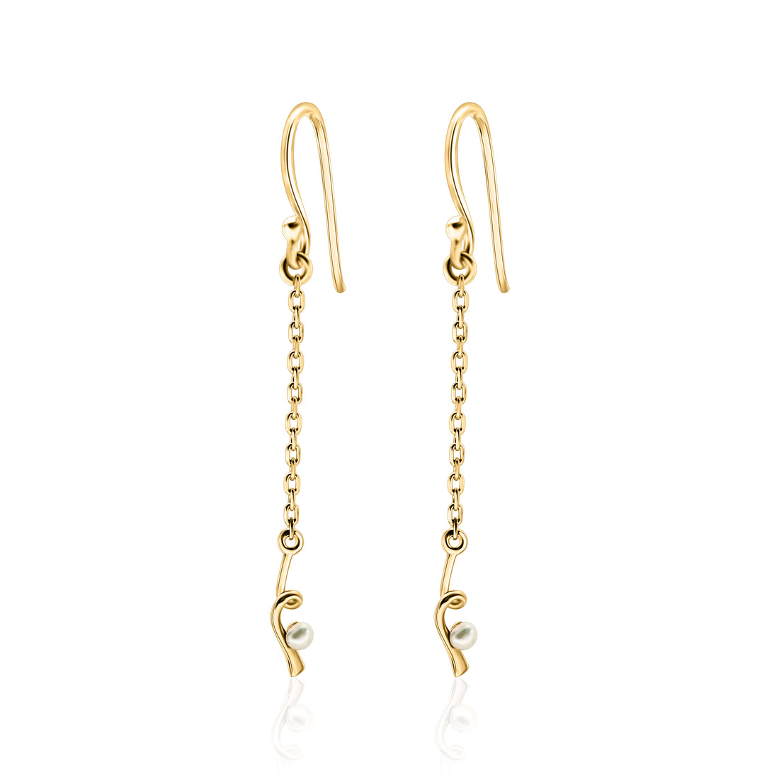 Sparkling Strand Drop Earrings