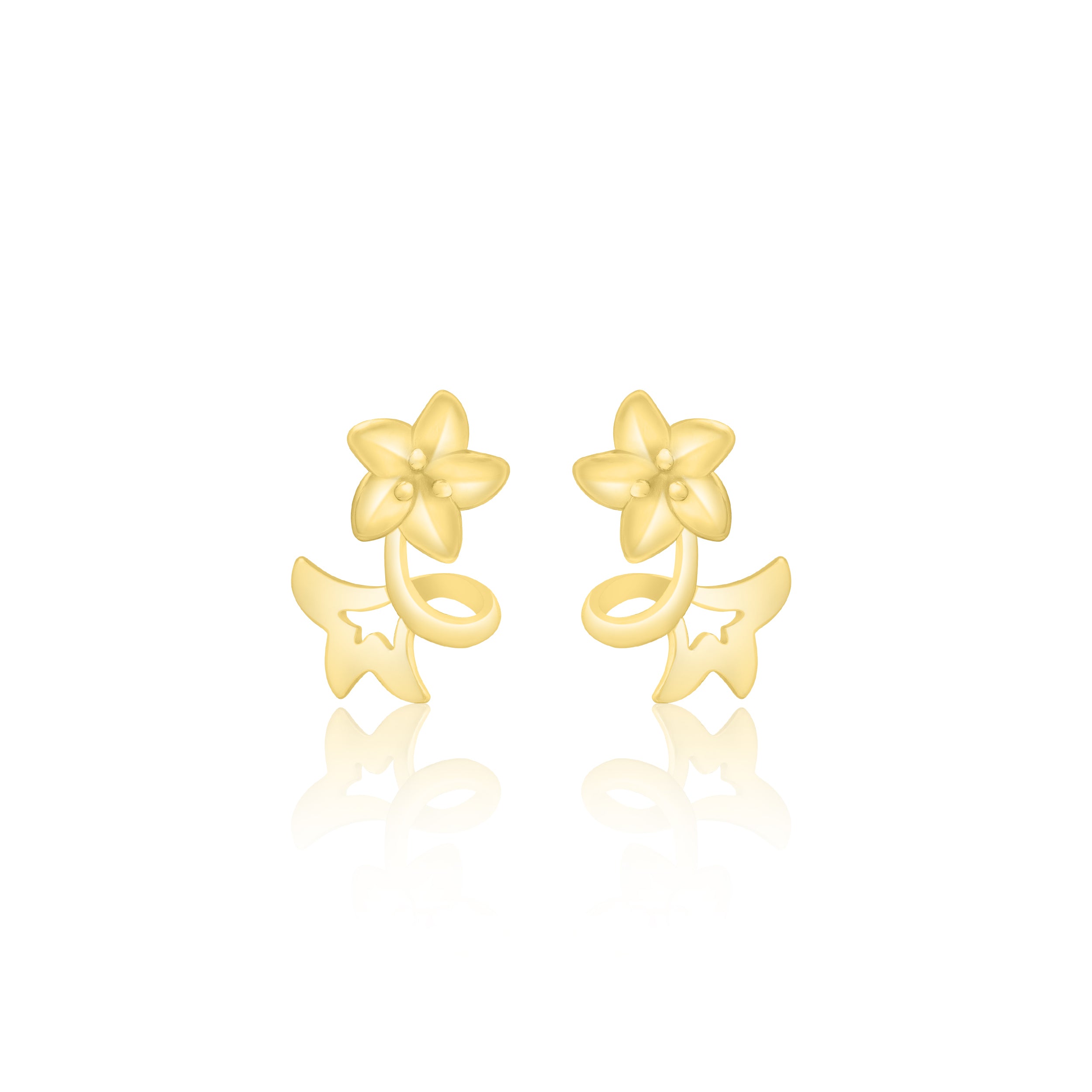 Camellia Flower Earrings