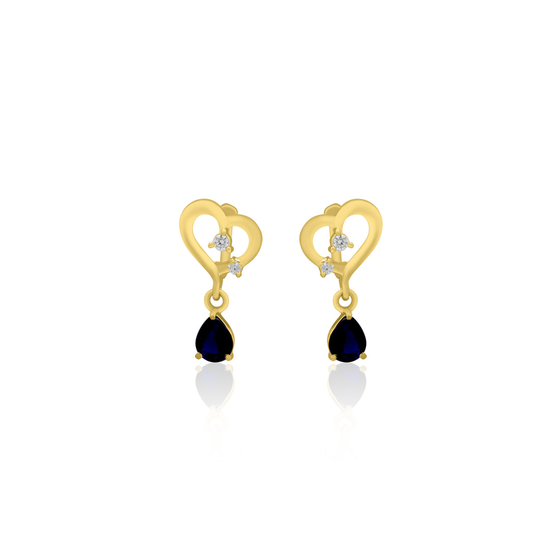 Interwind Heart Shape Earrings