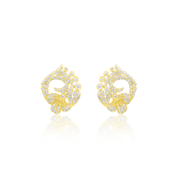 Peacock Style Earrings