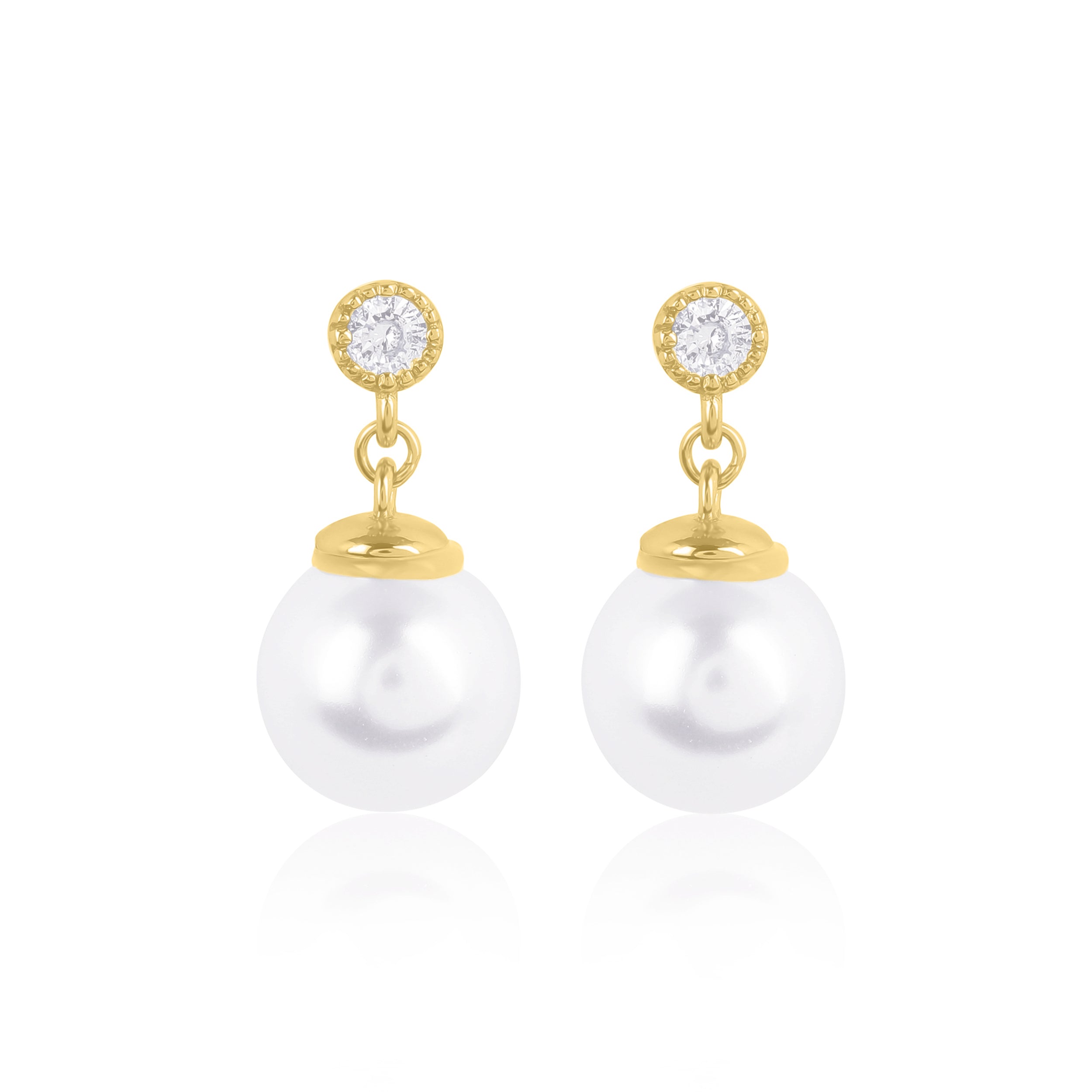 Big Pearl Drop Earrings