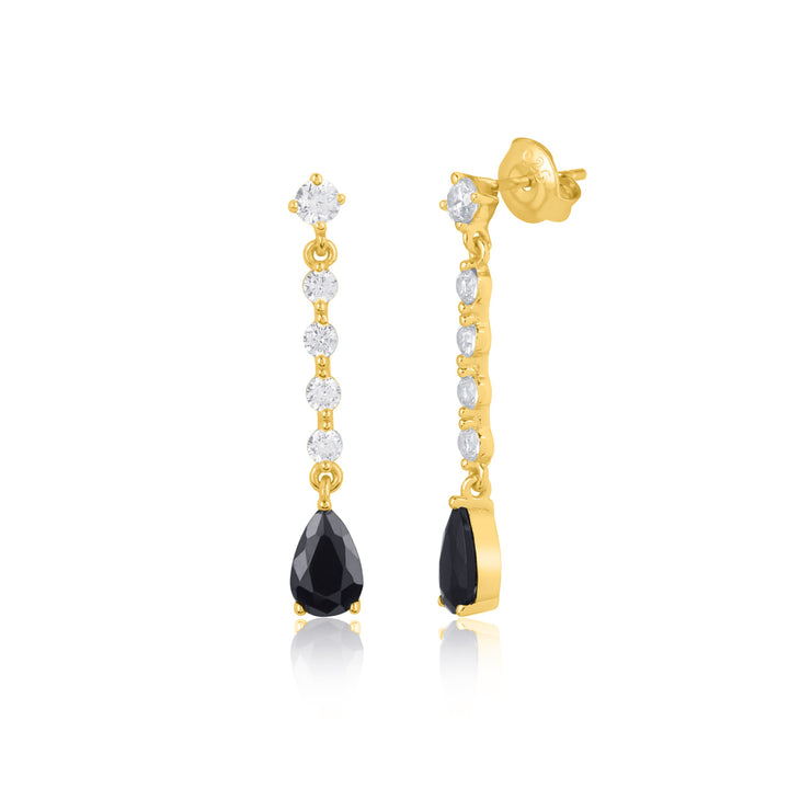Pear Shape Drop Earrings
