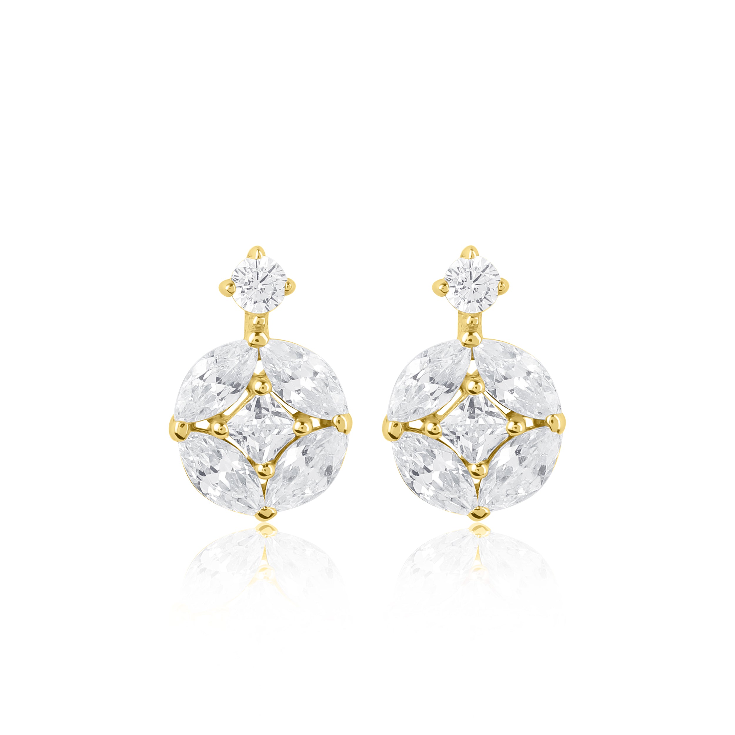 Fancy Shape Marquise Earrings