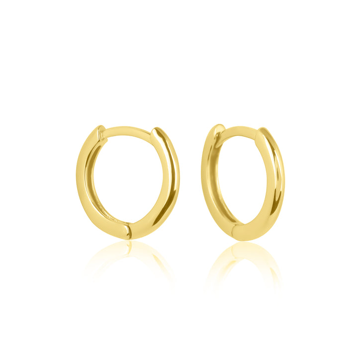 Small Hoop Round Earrings