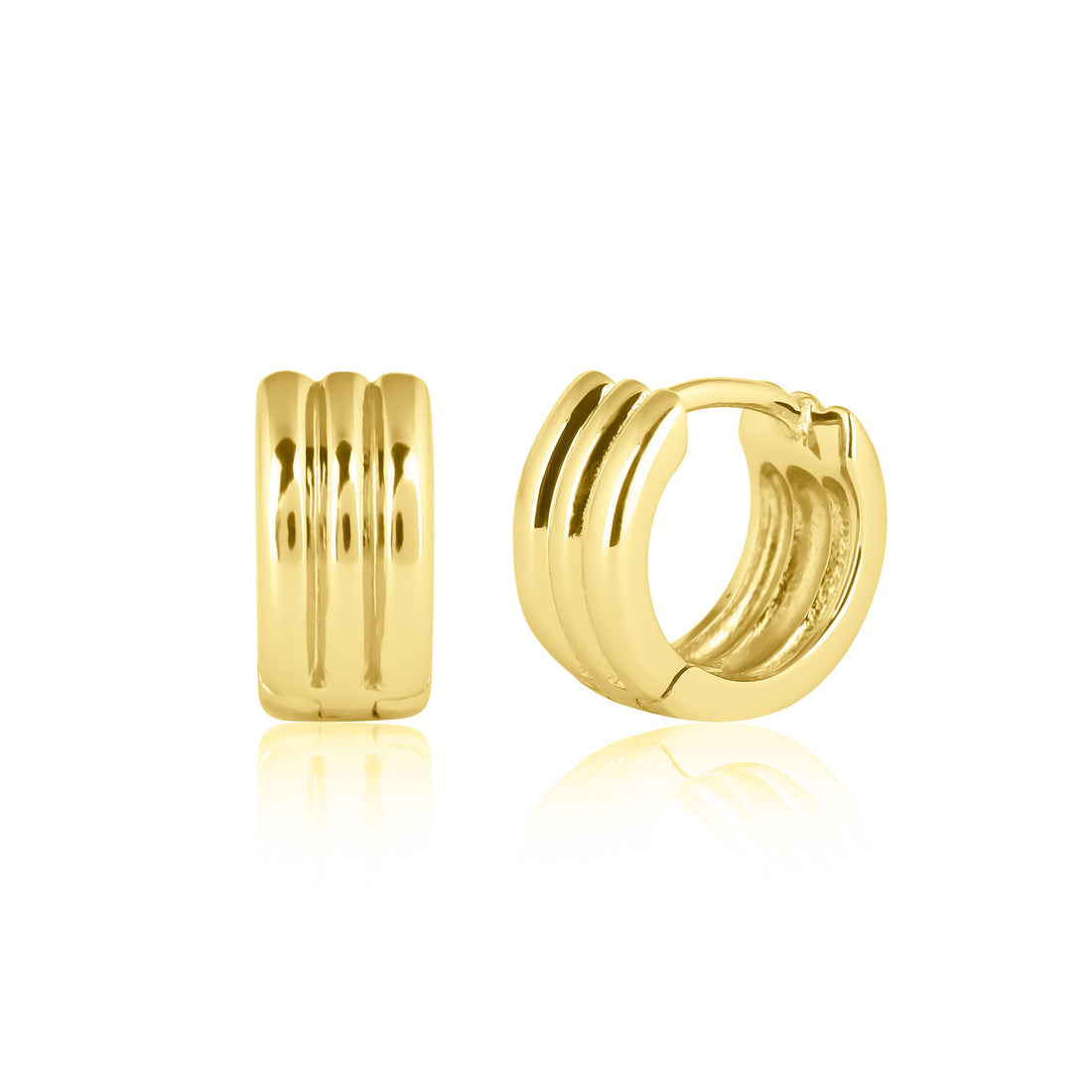 Plain Round Earrings