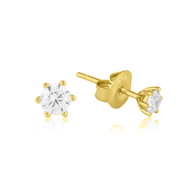 Classic Solitaire Earrings