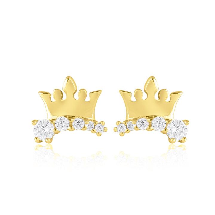 Crown Style Earrings