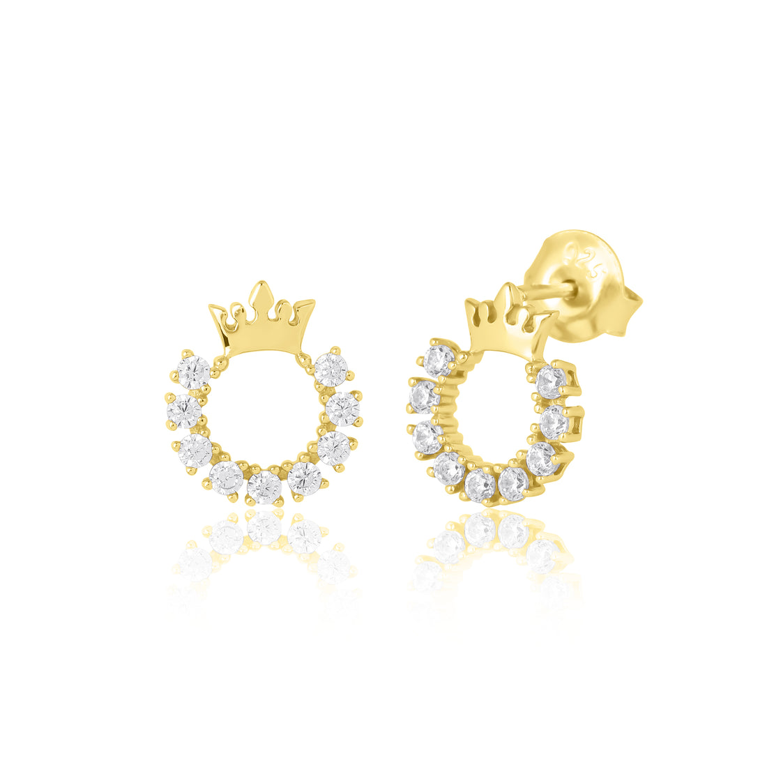 Crown Shape Earrings