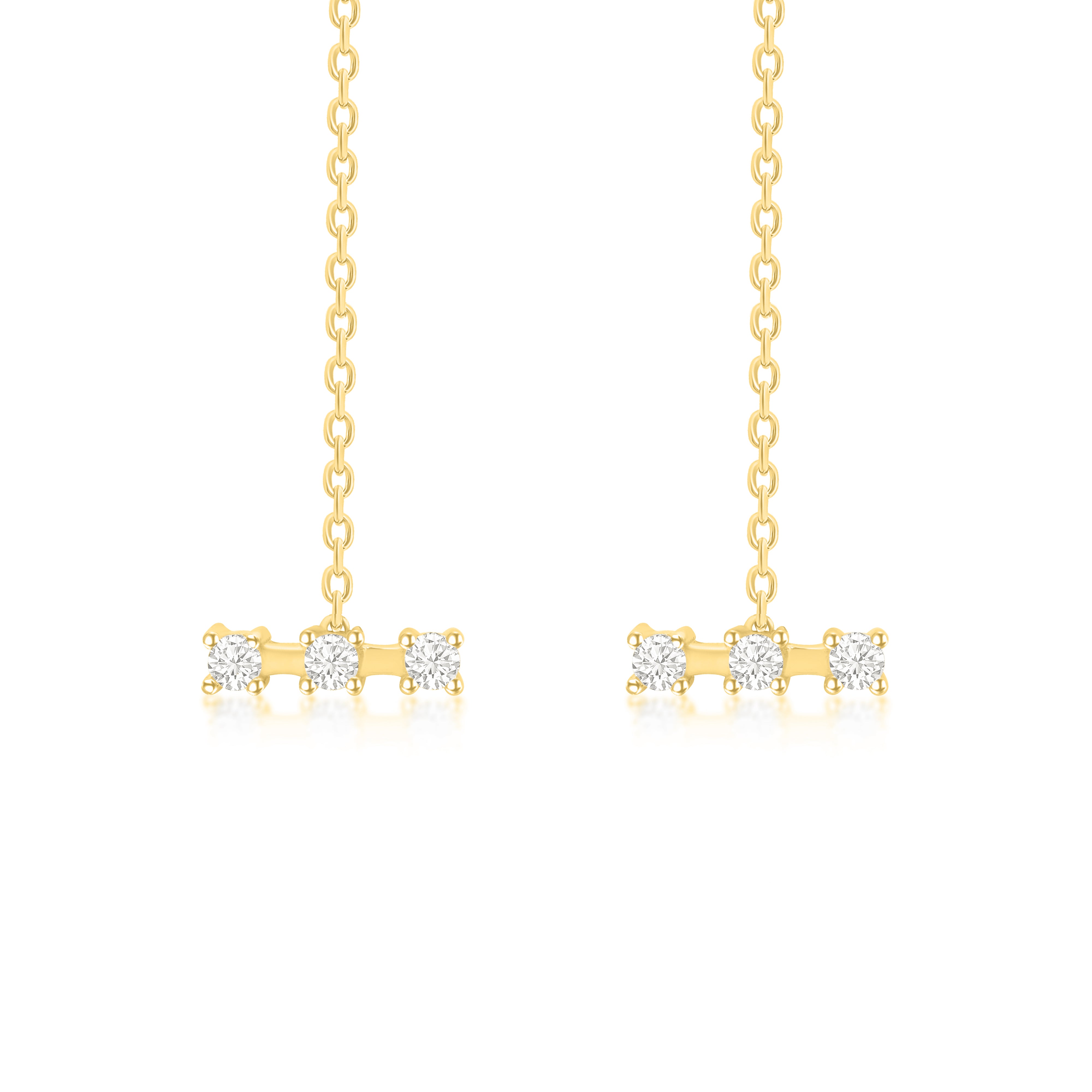 Chain & Bar Earrings