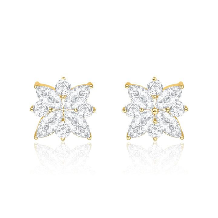 Fancy Cluster Earrings