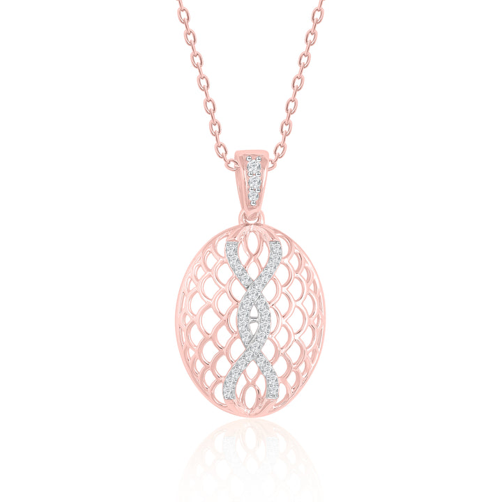 Honey Web Diamond Pendant