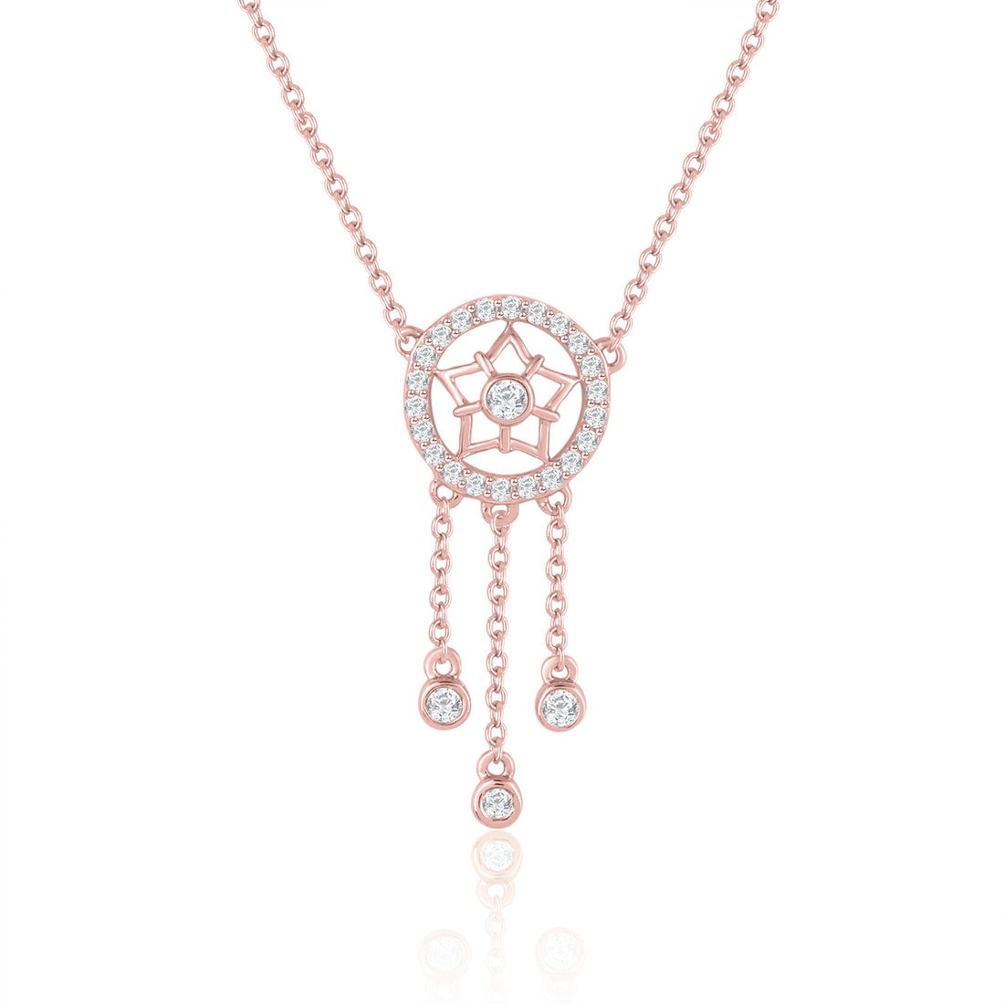Dream Catcher Diamond Pendant