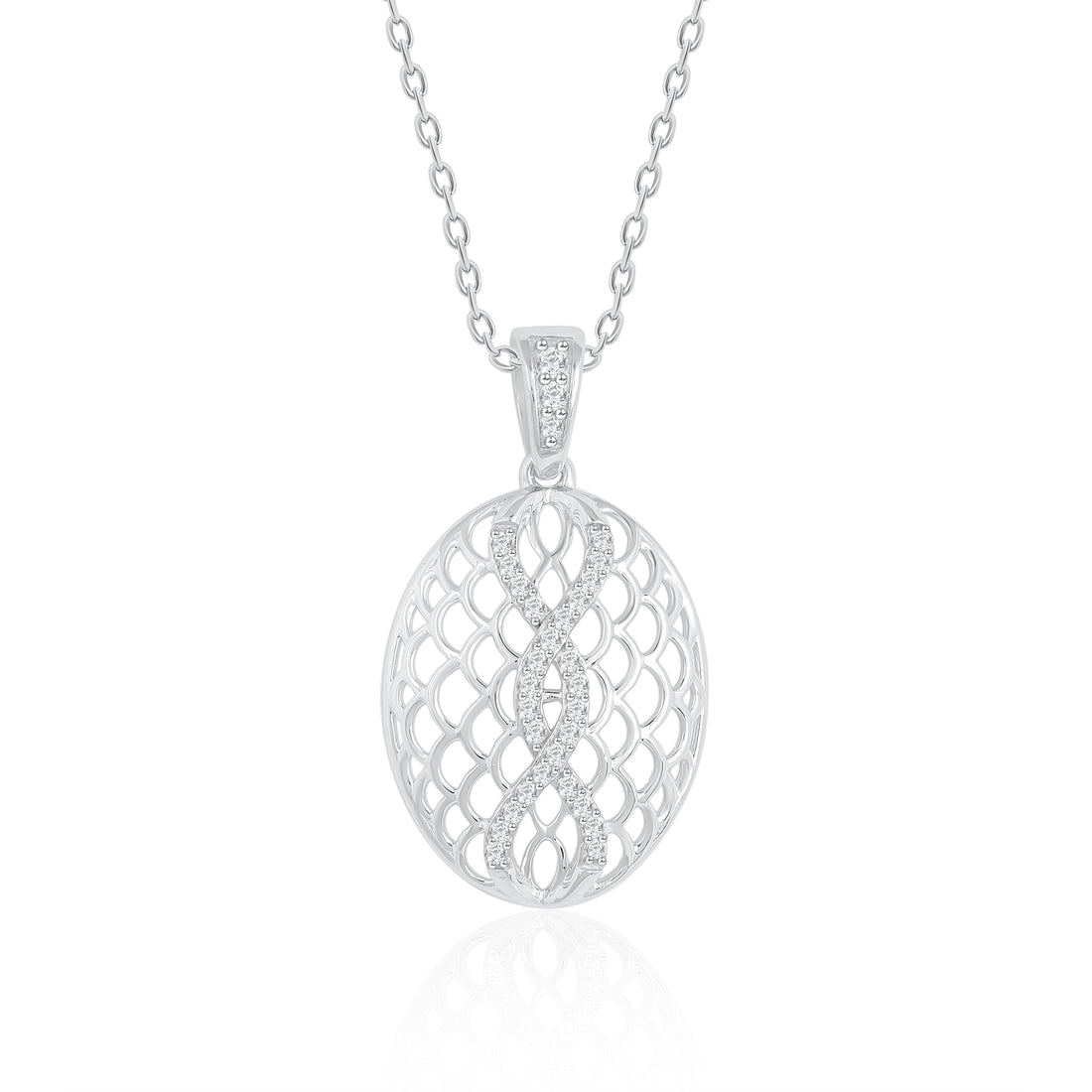 Honey Web Diamond Pendant