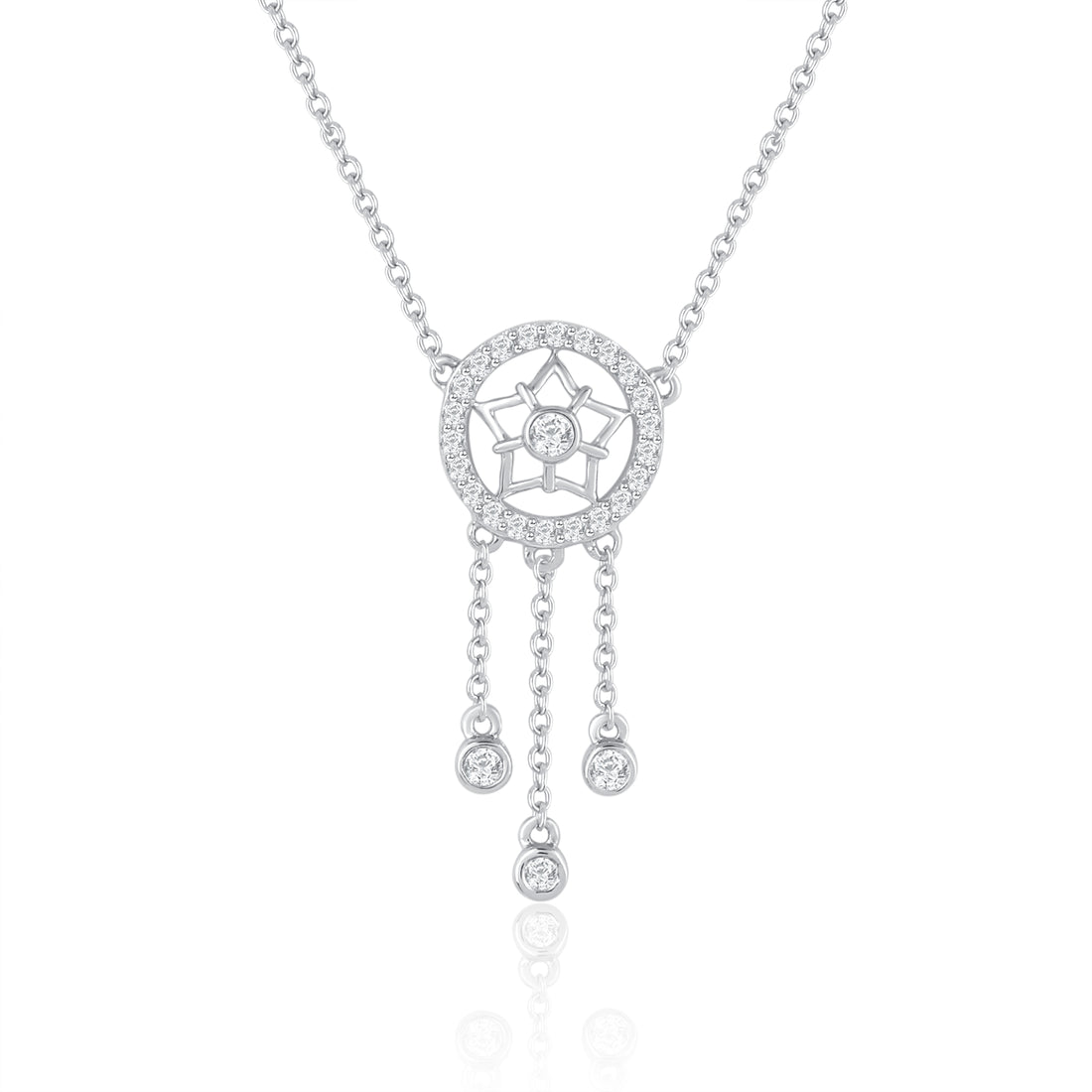 Dream Catcher Diamond Pendant