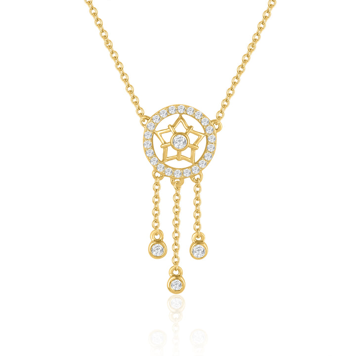 Dream Catcher Diamond Pendant