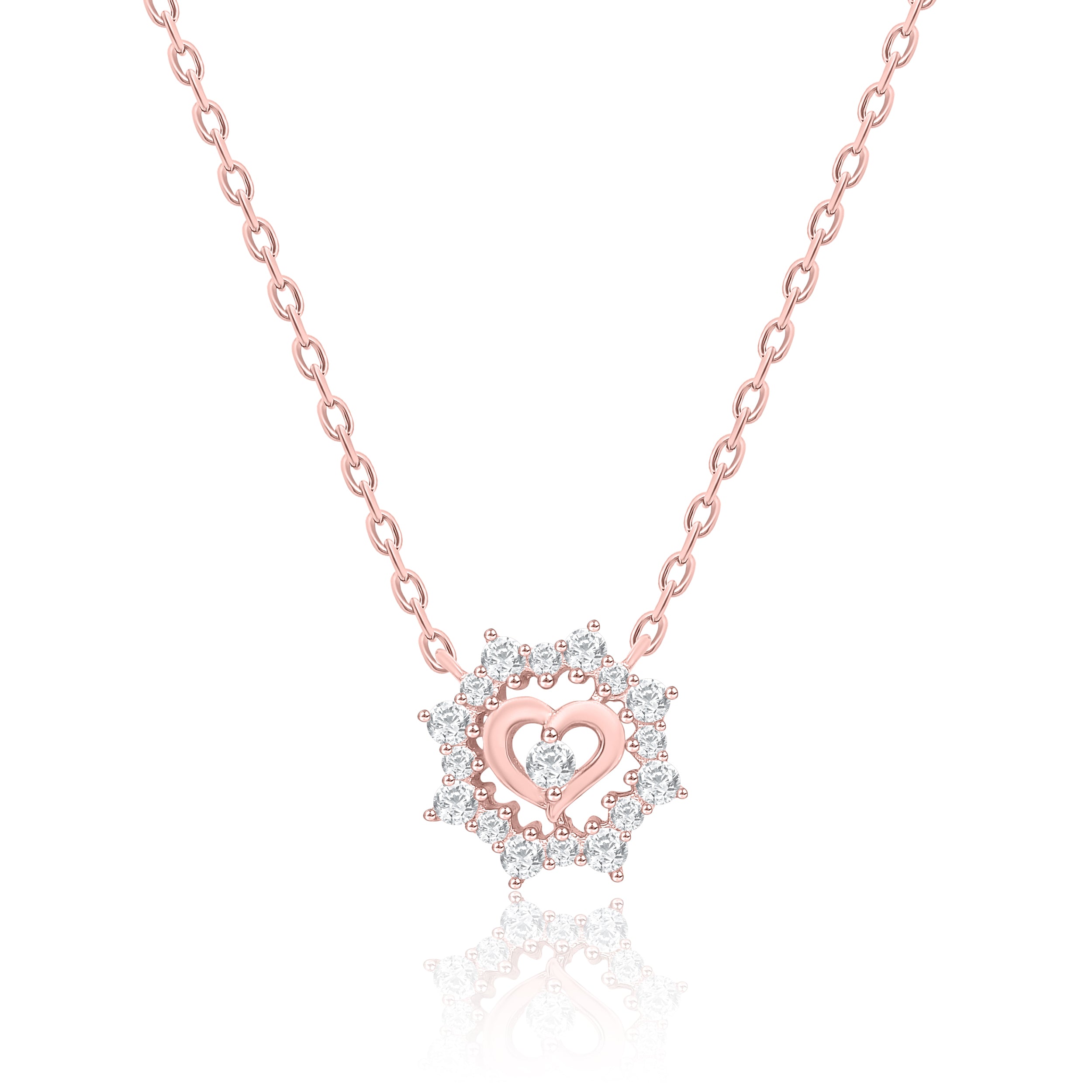 Starry Style Heart Pendant