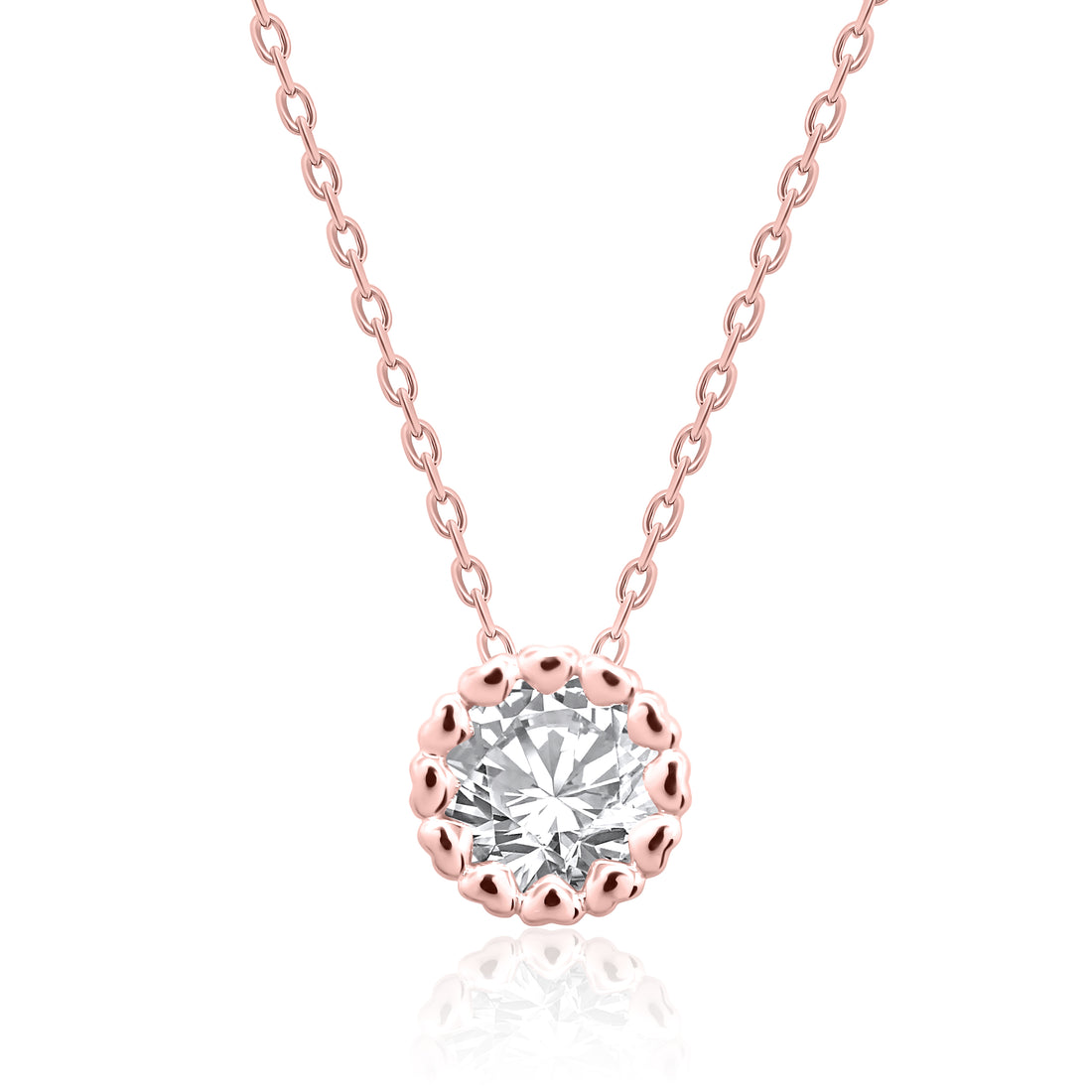 Classic Dazzling Solitaire Pendant