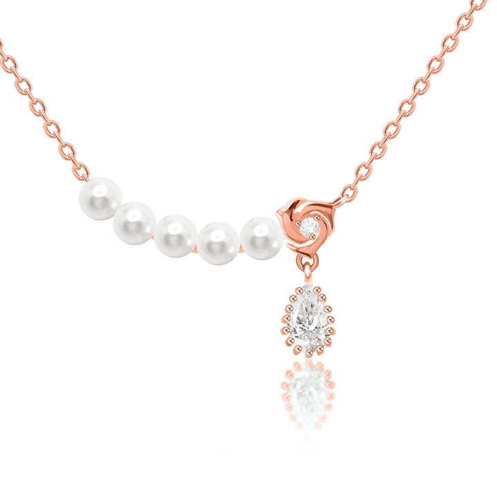 Rose Style Pearl Pendant