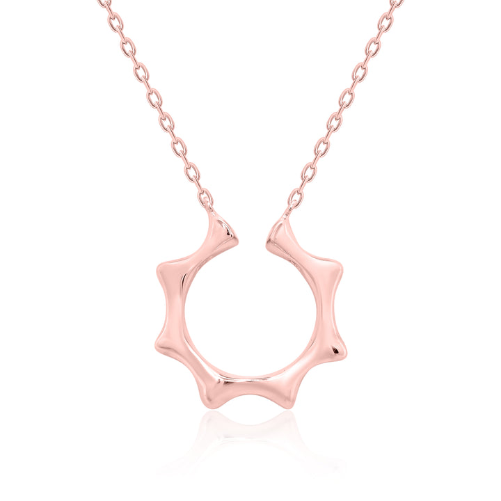 Plain Metal Sun Pendant