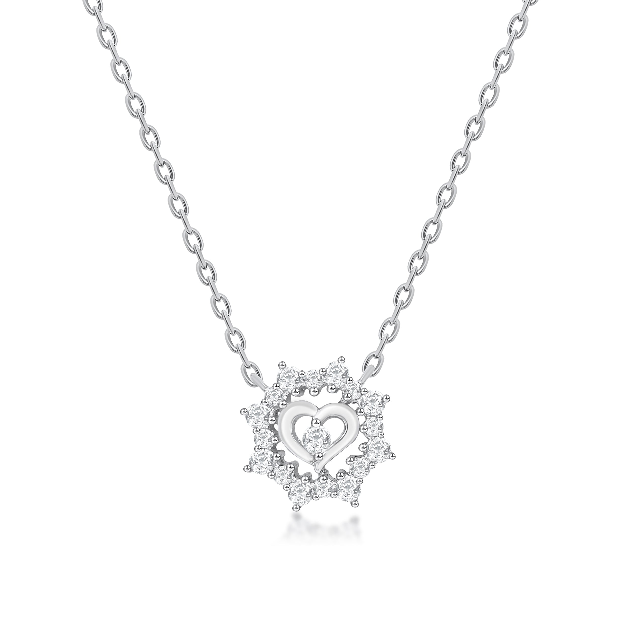 Starry Style Heart Pendant