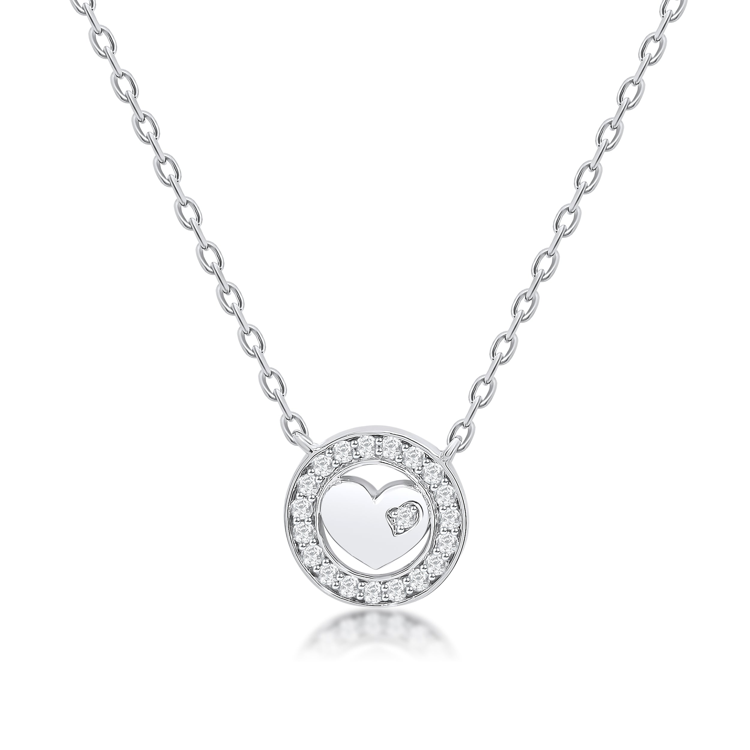 Round Style Heart Pendant