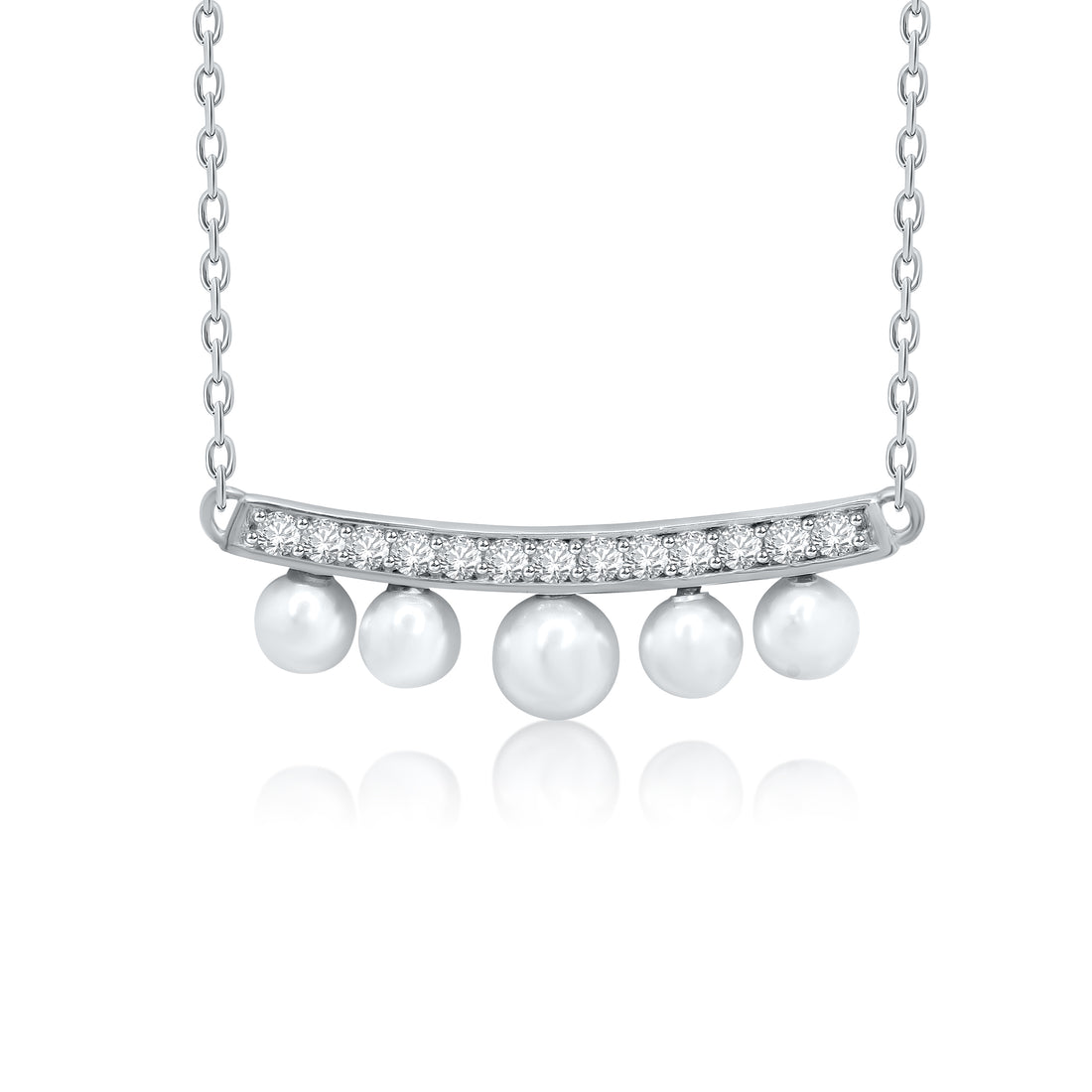 Diamond and Pearl Pendant