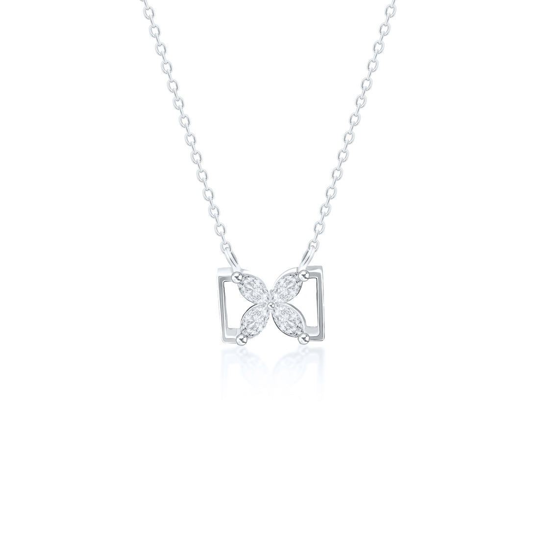 Butterfly Style Diamond Pendant