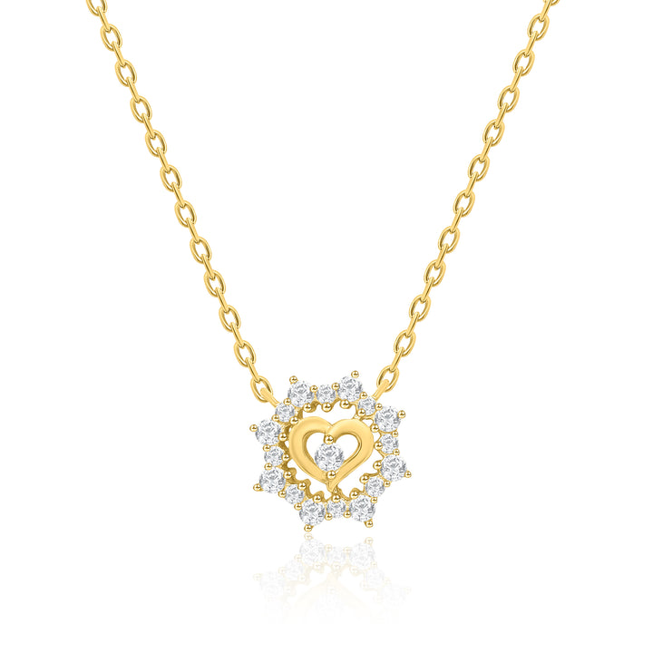 Starry Style Heart Pendant