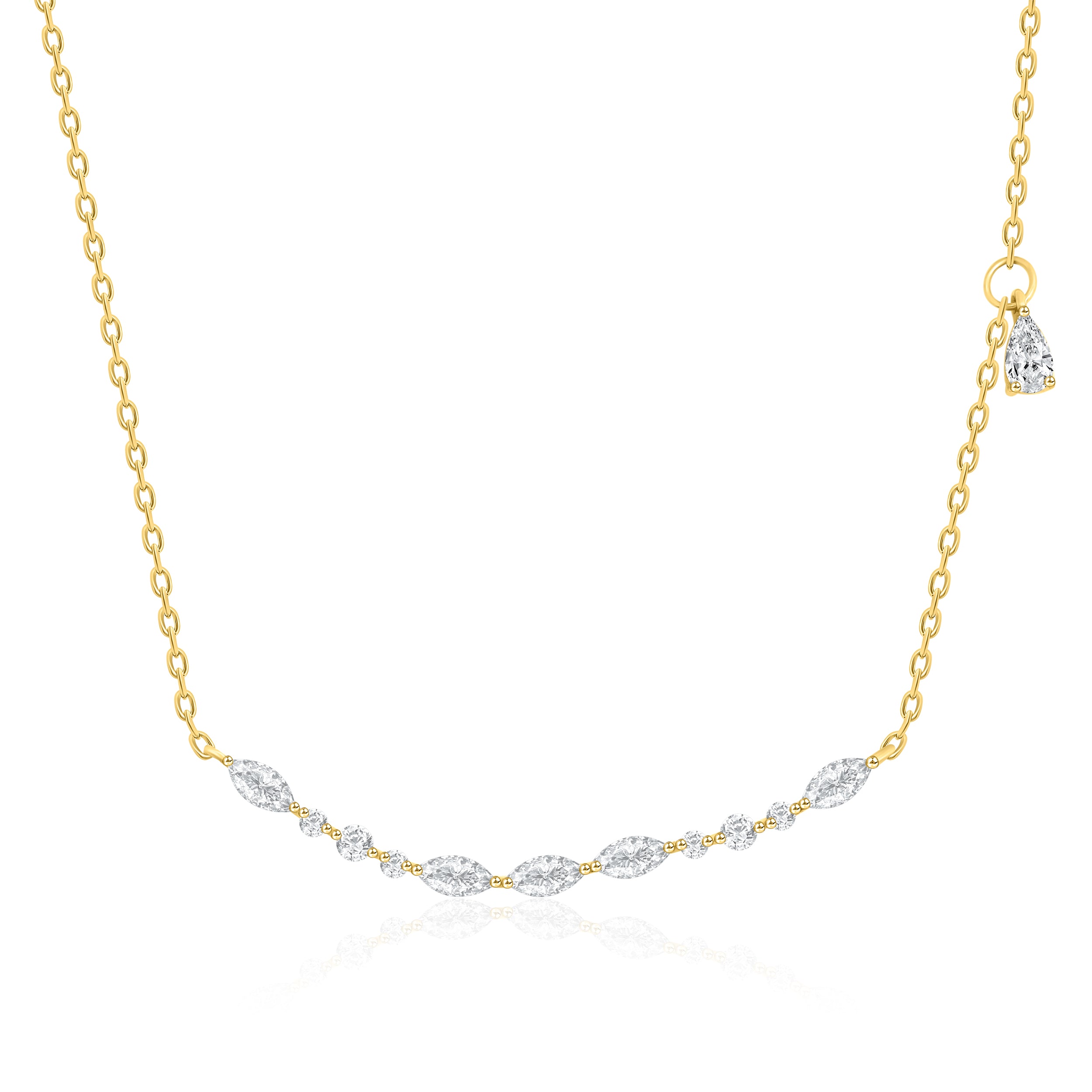 Sleek Crescent Pendant