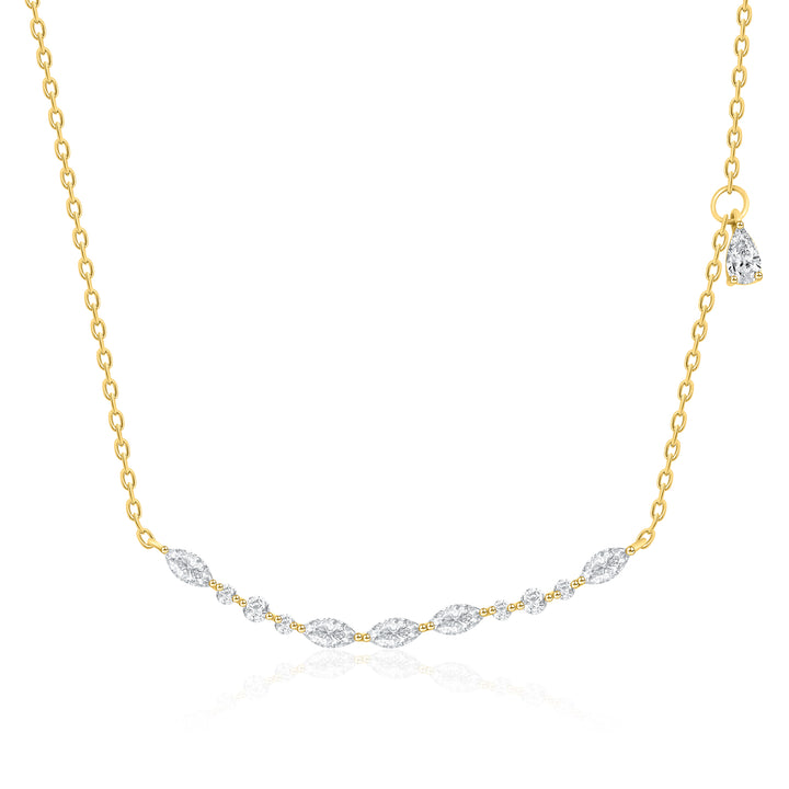 Sleek Crescent Pendant