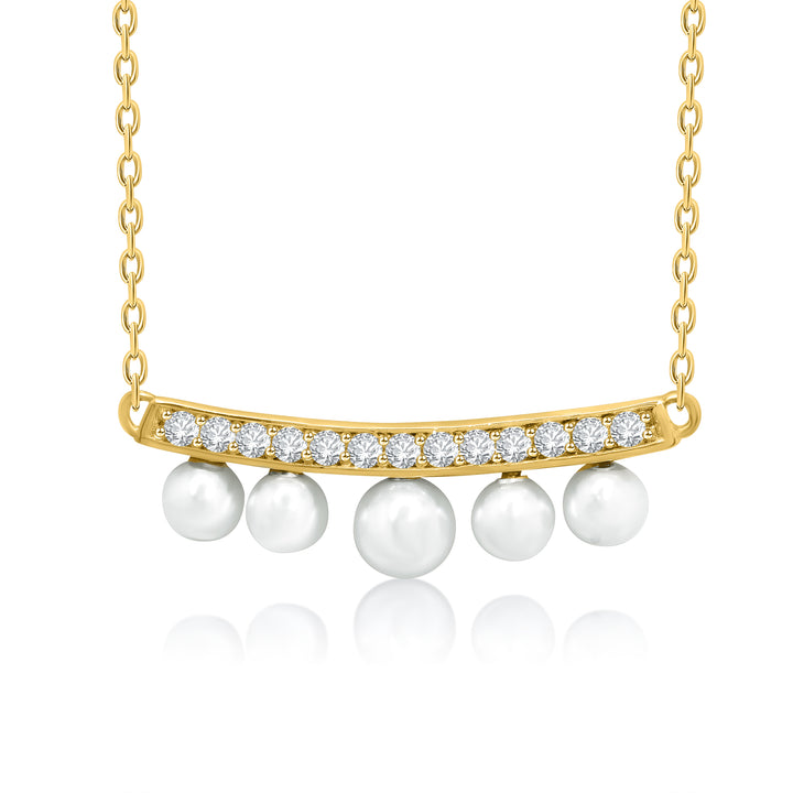 Diamond and Pearl Pendant