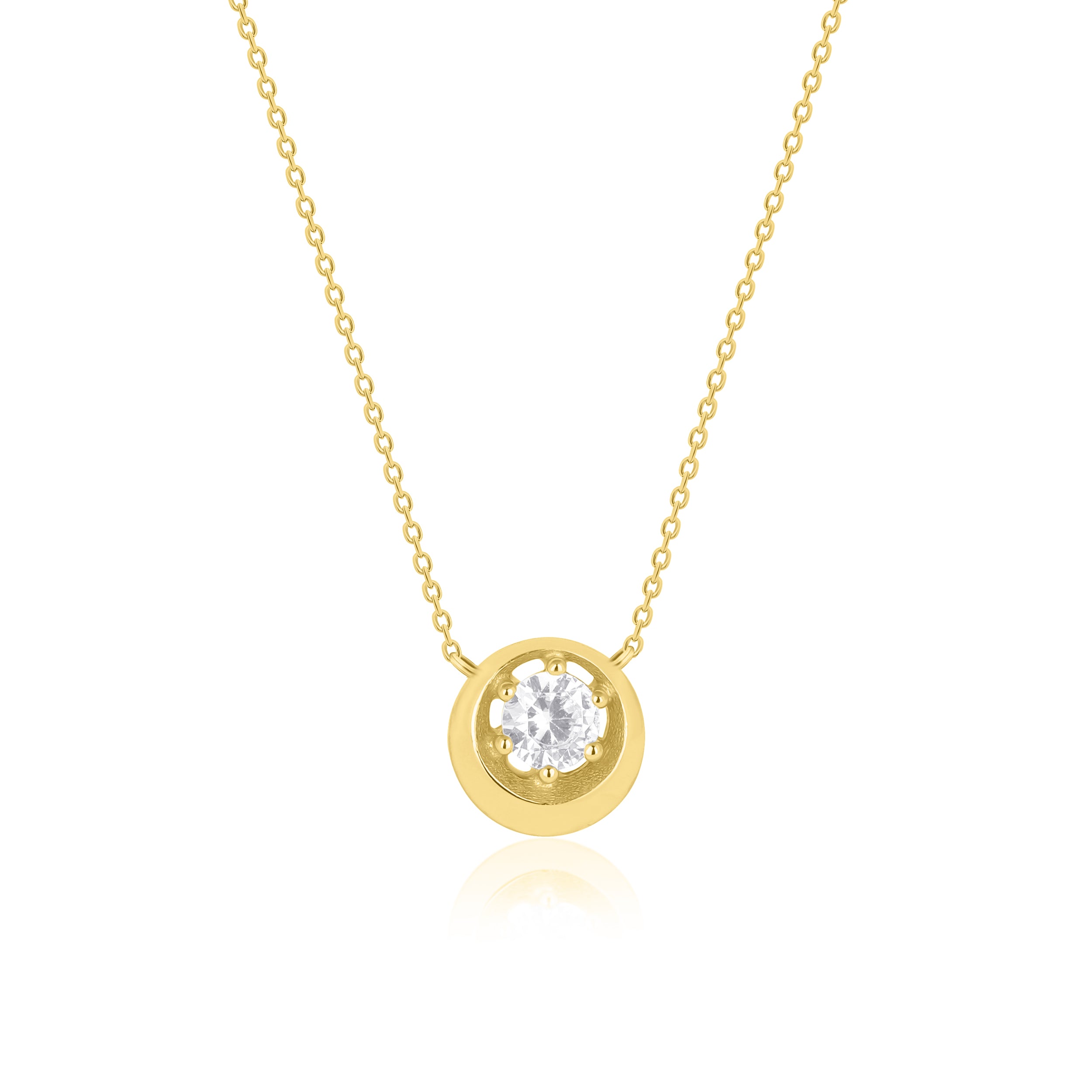 Classic Pendant Big Solitaire