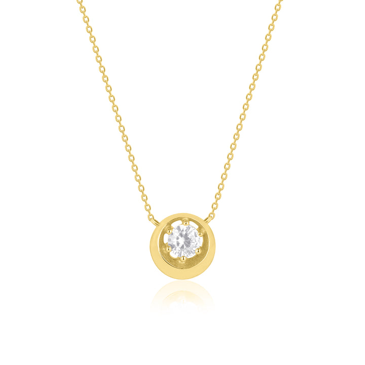 Classic Pendant Big Solitaire